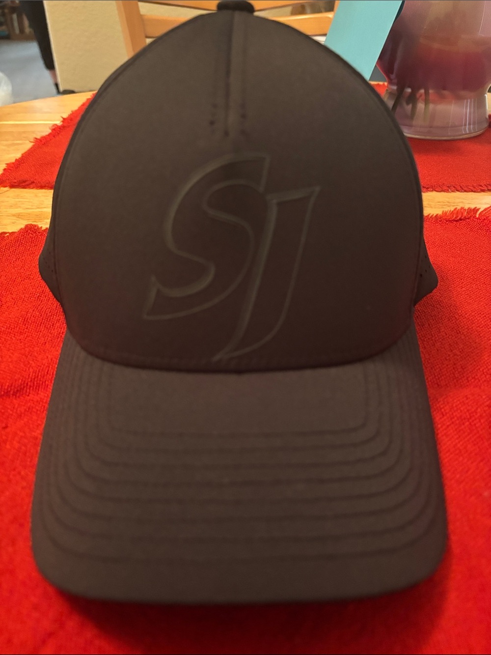 Black SJ Logo Baseball Cap